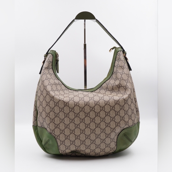 BS49 ❣️ GUCCI GG Supreme Monogram Nice Hobo - Picture 1 of 12